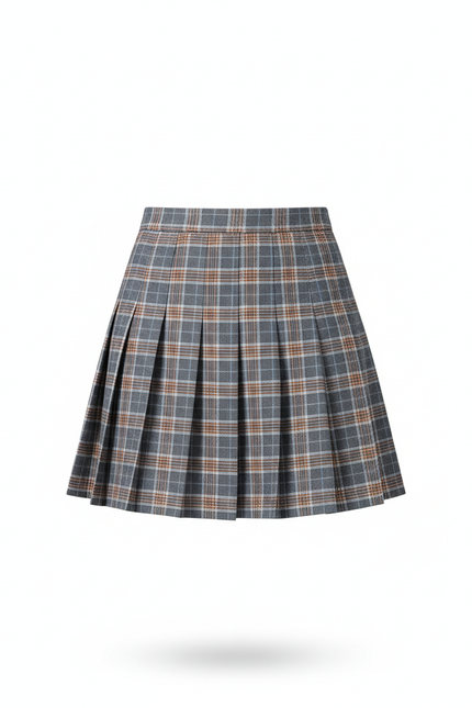 Jupe Plissée à carreaux mini chic raffinée