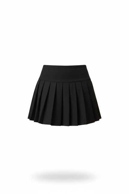 Jupe Plissée noire mini chic tendance actuelle