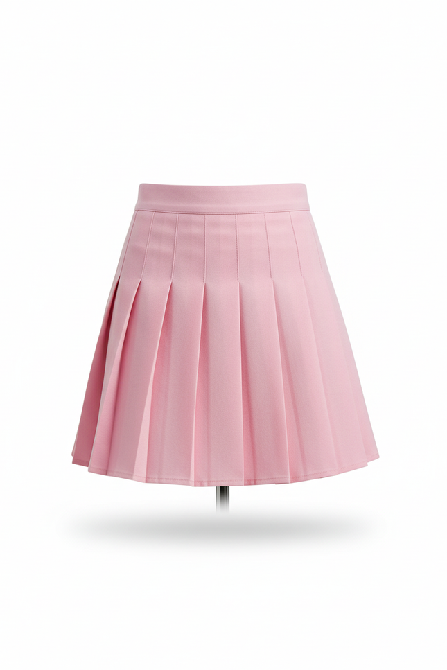 Jupe Plissée rose mini Preppy