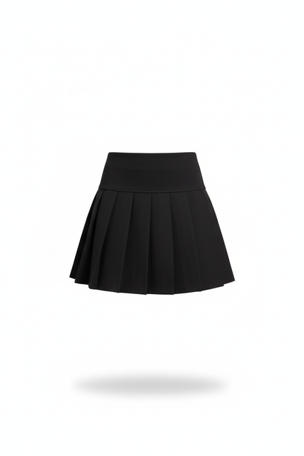 Jupe Plissée noire mini Y2k