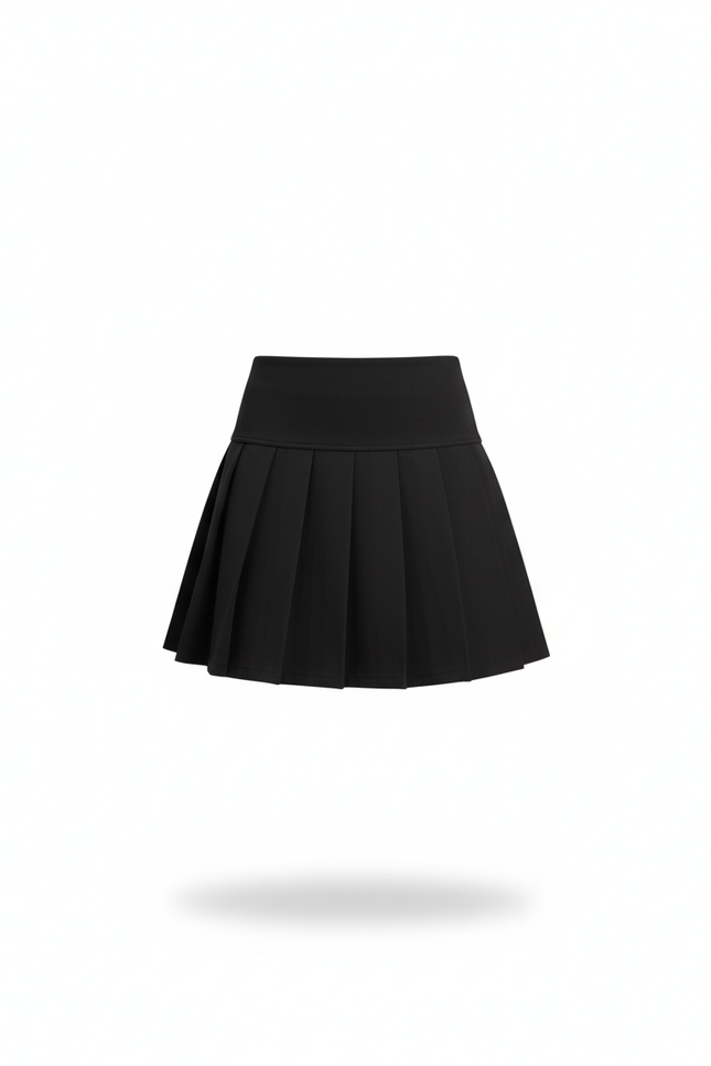 Jupe Plissée noire mini Y2k