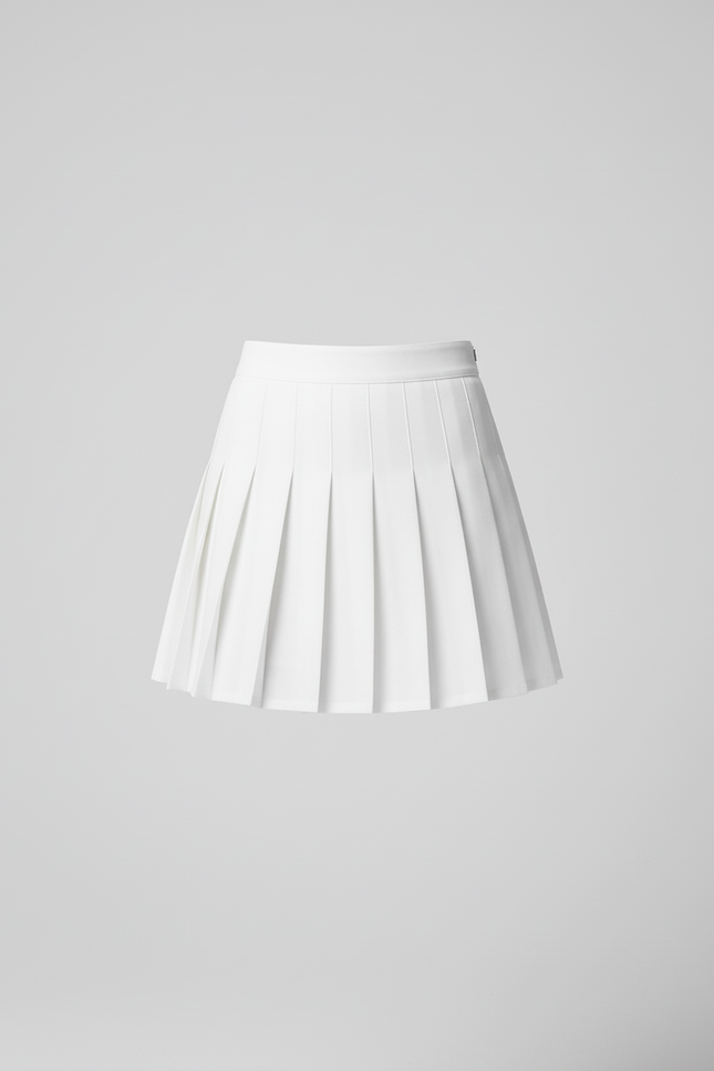 Jupe Plissée Blanche Mini Chic stylée