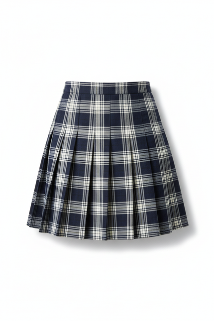 Jupe Plissée mini à carreaux chic