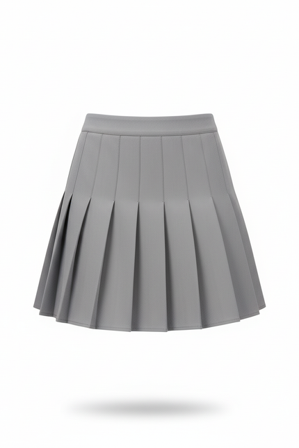 Jupe Plissée grise mini chic moderne