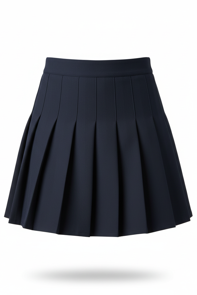 Jupe Plissée bleu marine courte College