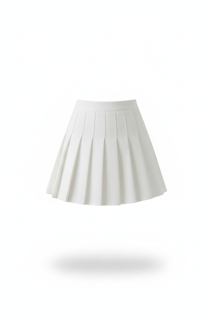jupe tennis blanche plissée