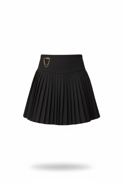 Jupe Plissée noire mini tennis