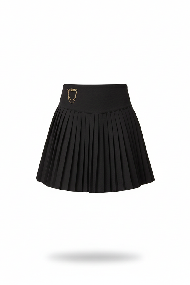Jupe Plissée noire mini tennis