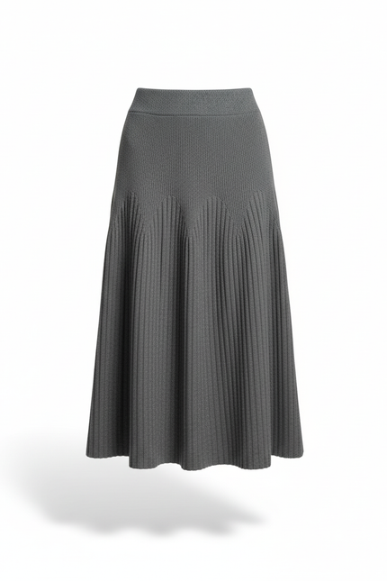 jupe plissée maille