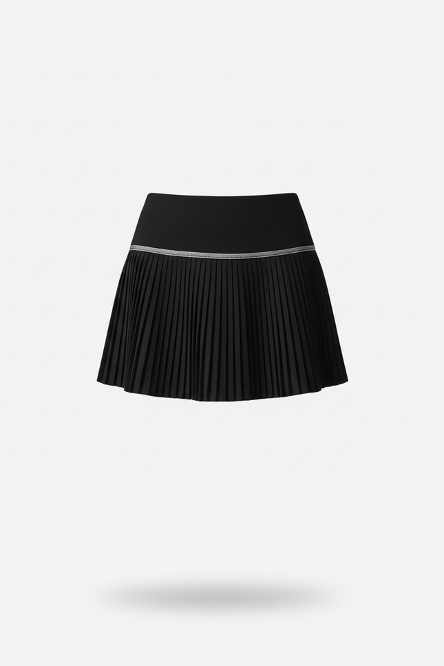Jupe Plissée noire mini preppy
