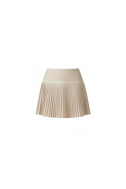 Jupe Plissée crème mini preppy