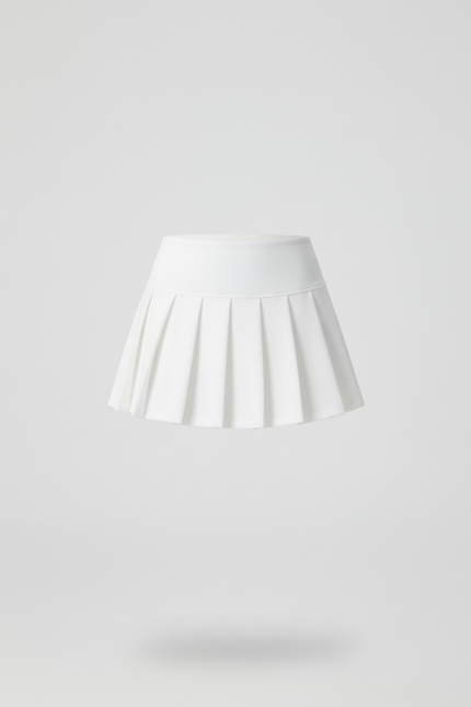 Jupe Plissée Blanche Mini Décontractée moderne