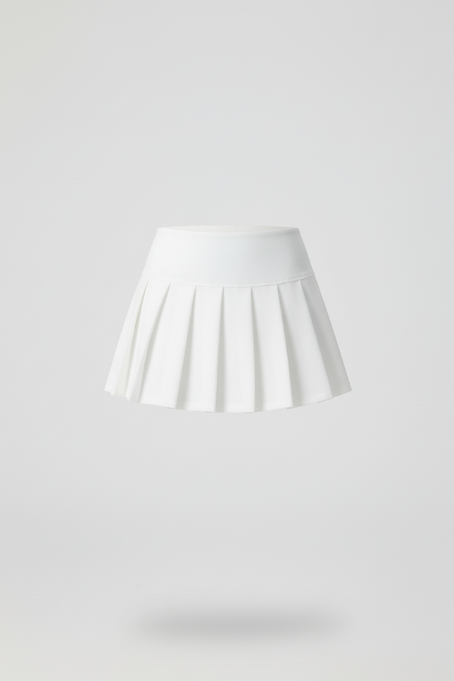 Jupe Plissée Blanche Mini Décontractée moderne