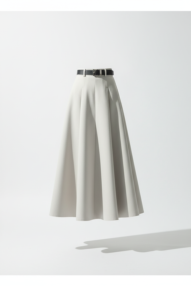 jupe culotte plissée longue