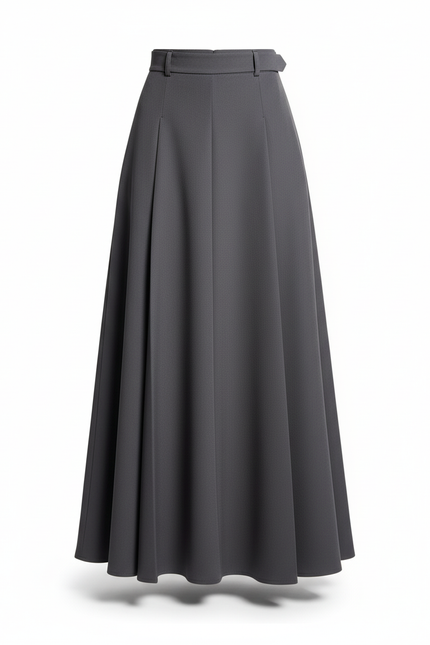 Jupe Plissée gris anthracite élégante