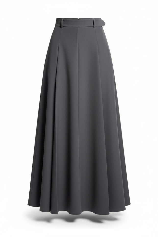 Jupe Plissée gris anthracite élégante