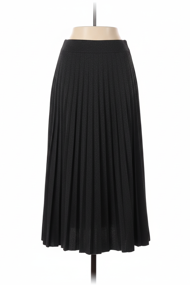 Jupe Plissée noire épaisse chic