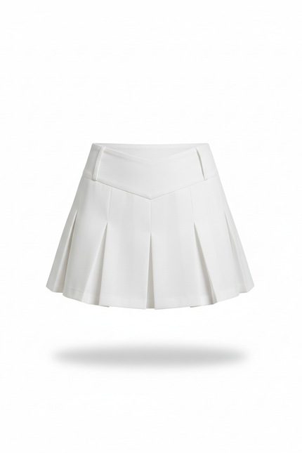 Jupe Plissée Blanche Mini Y2k tendance