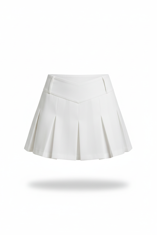 Jupe Plissée Blanche Mini Y2k tendance