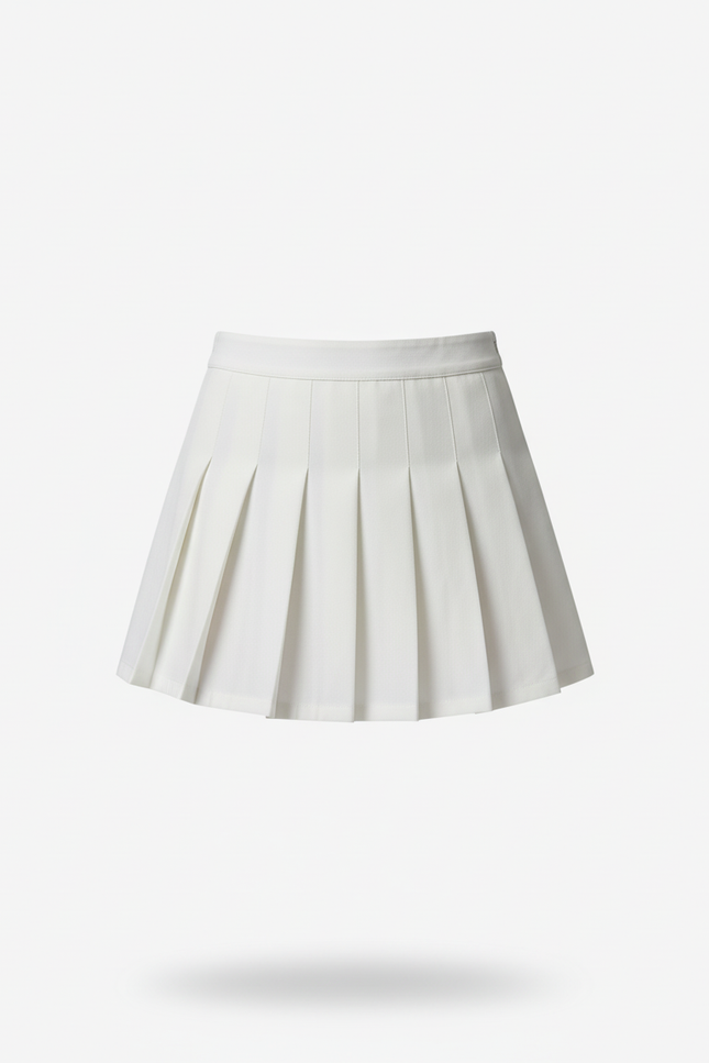 Jupe Plissée blanche mini chic légère aérienne