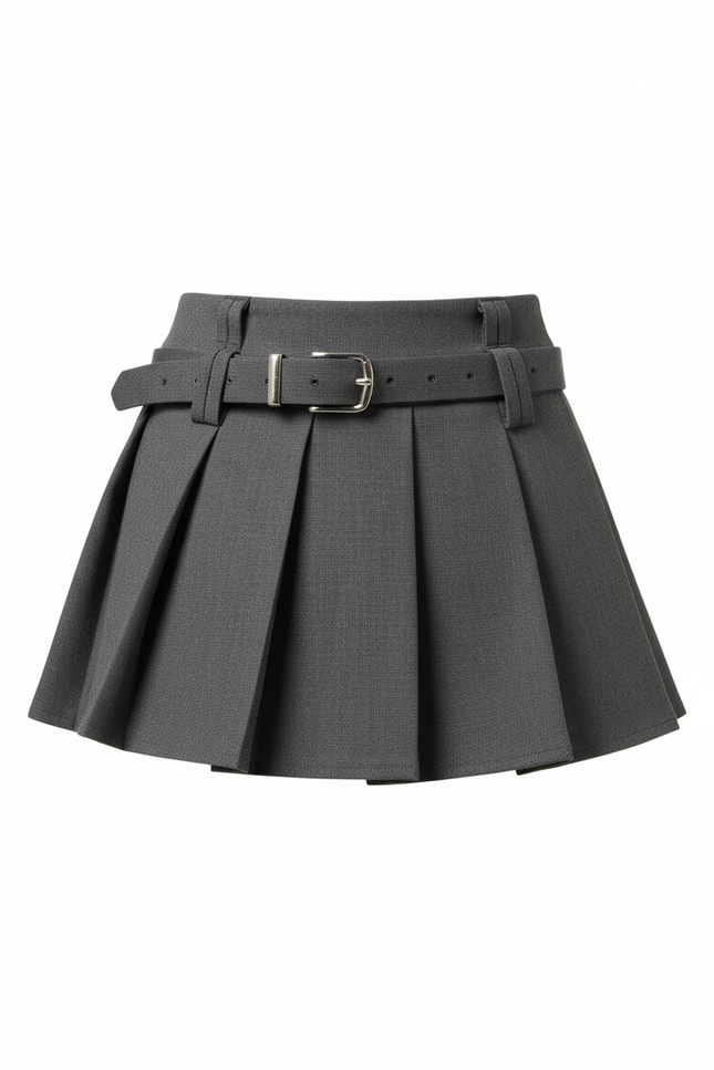 Jupe Plissée grise mini tennis