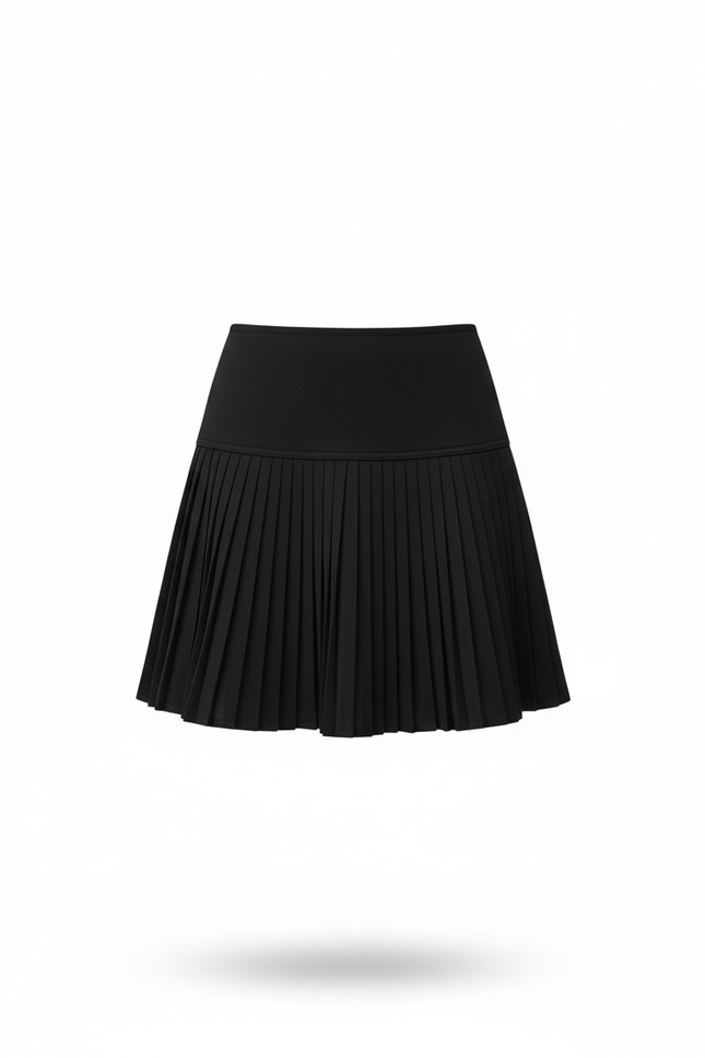 Jupe Plissée Noire Accordéon Chic