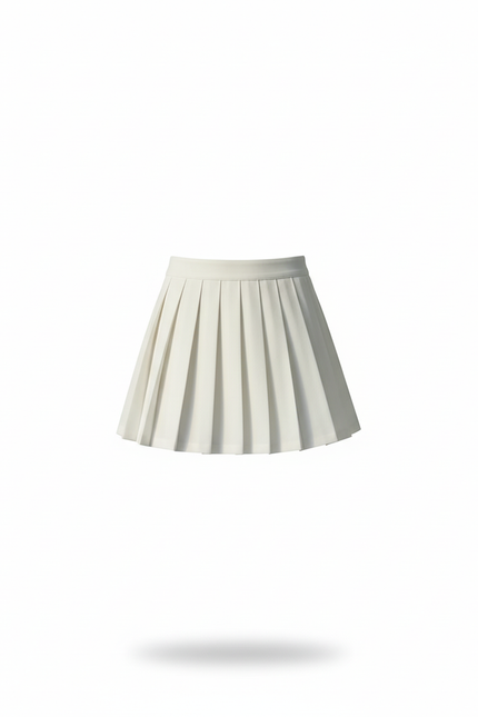 Jupe Plissée blanche mini sportive