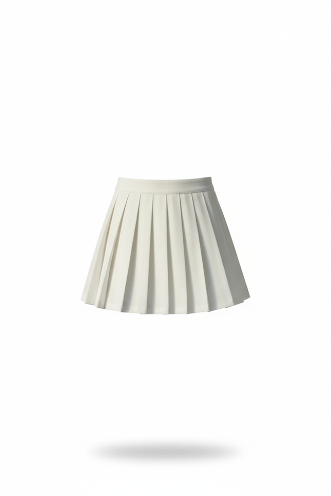 Jupe Plissée blanche mini sportive