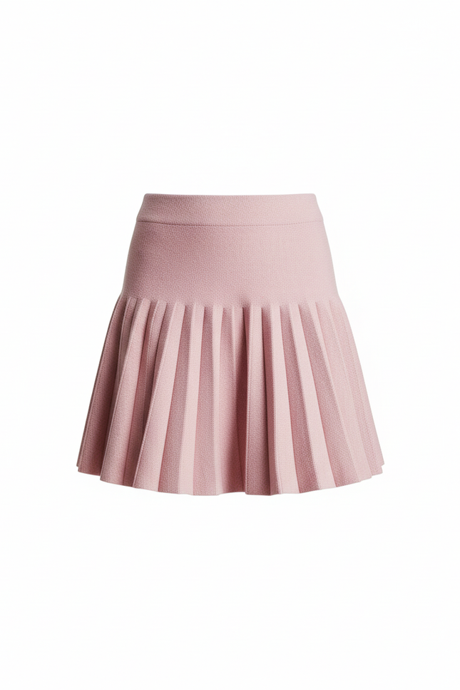 Jupe Plissée Rose Mini Douce