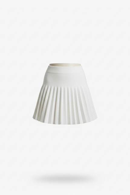 Jupe Plissée Blanche Mini Chic délicate subtile