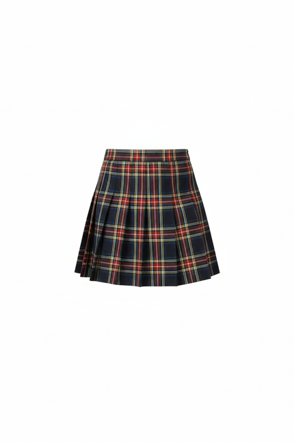Jupe Plissée écossaise mini Preppy classique
