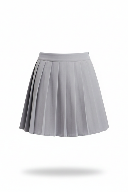 Jupe Plissée grise mini chic urbaine