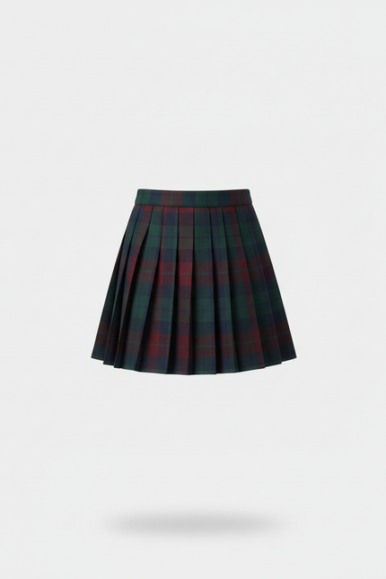 Jupe Plissée Écossaise Mini Chic raffinée authentique