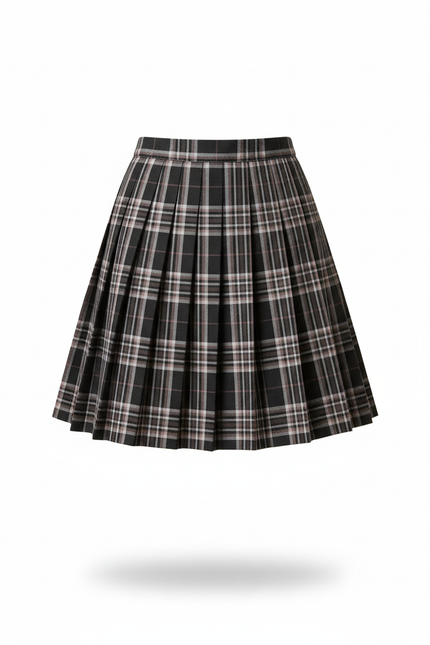 Jupe Plissée à carreaux mini chic